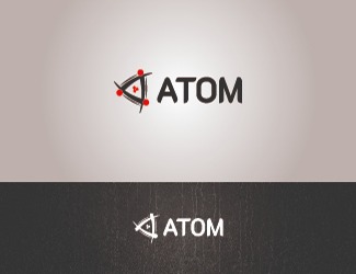 Projektowanie logo dla firmy, konkurs graficzny Atom
